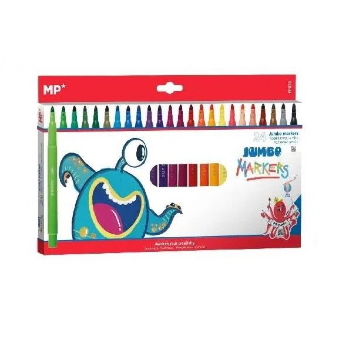 ماژیک نقاشی مدل جامبو 24 رنگ Jumbo Markers PP872