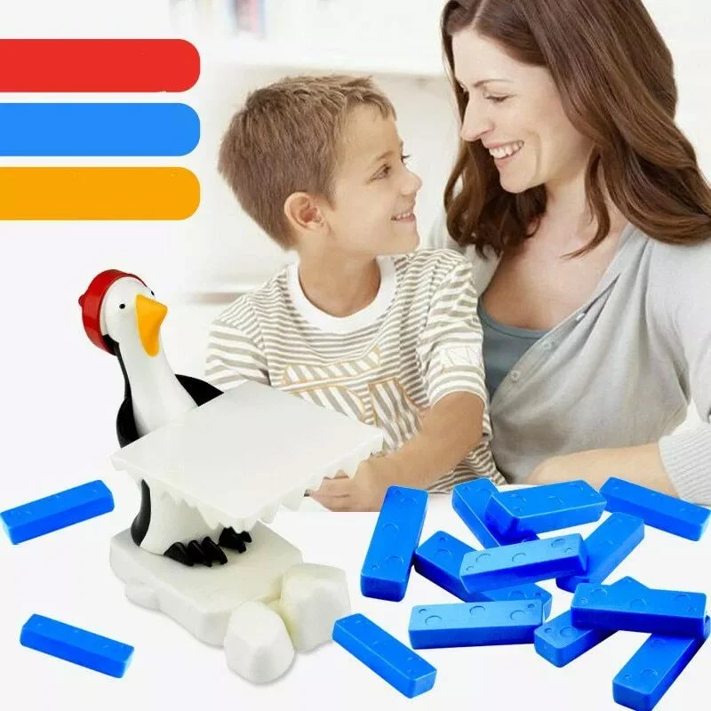 جنگا تعادلی پنگوئن (Penguin Panic) - کودکان و خانواده در حال لذت بردن از بازی