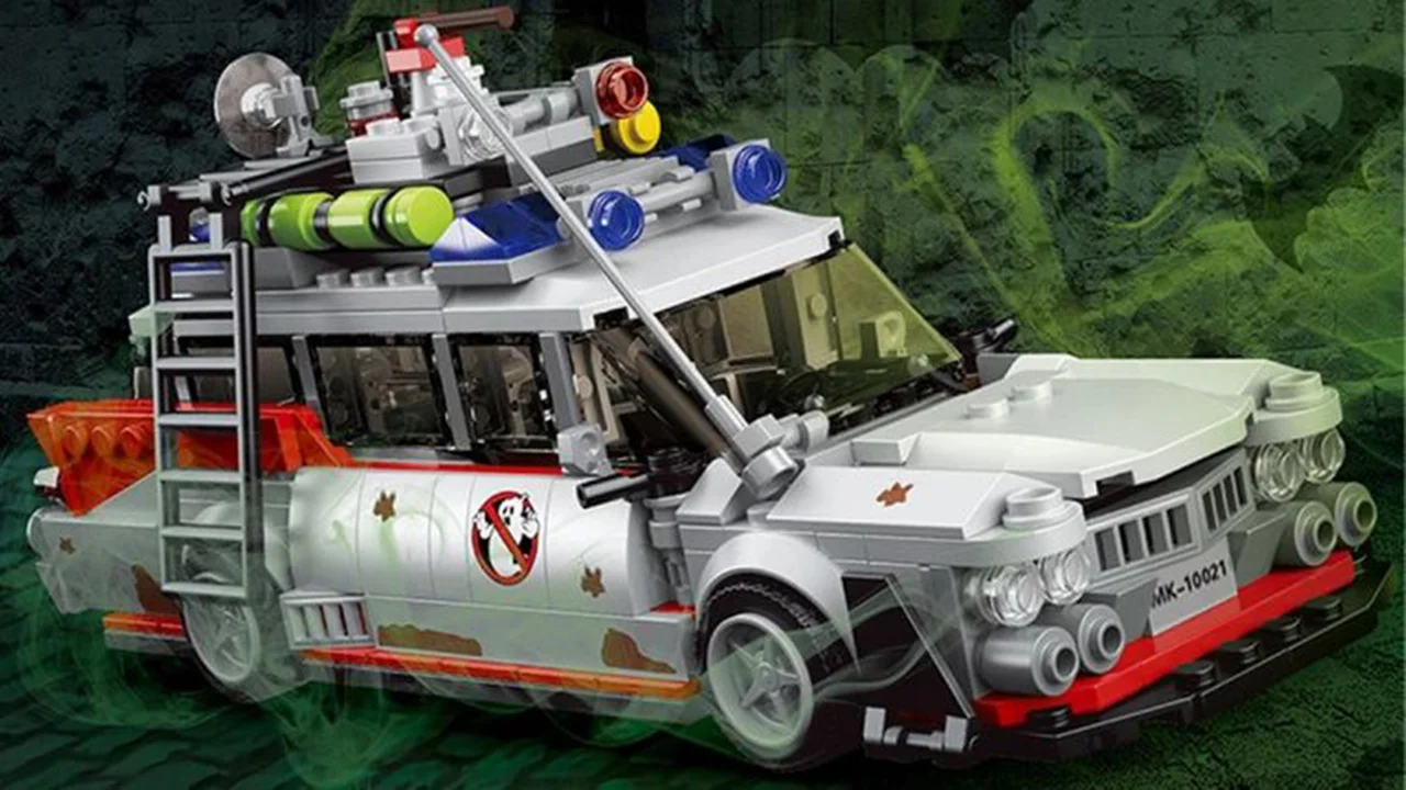 تصویر مدل ساختهشده – نمای جانبی ماشین ارواح در جنگل