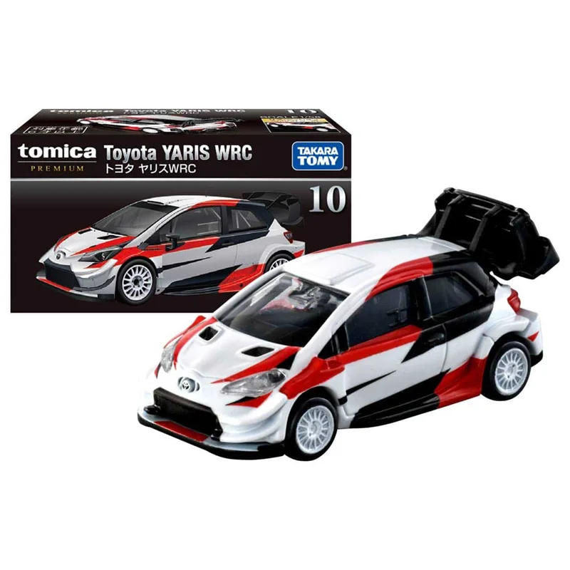 ماکت فلزی ماشین 1/58 Takara Tomy Tomica Toyota YARIS WRC تاکارا تومی تومیکا تویوتا یریس سفید و قرمز