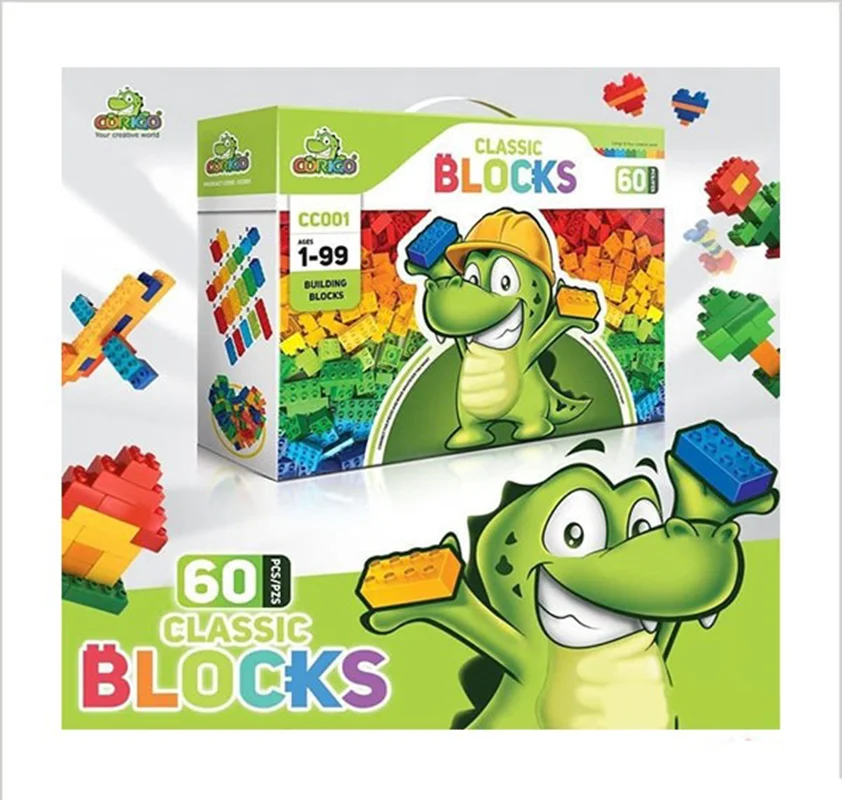 خرید بازی فکری لگو پازلی بلوک های کلاسیک  بلوک های پلاستیکی خانه سازی Corigo puzzle Classic Blocks