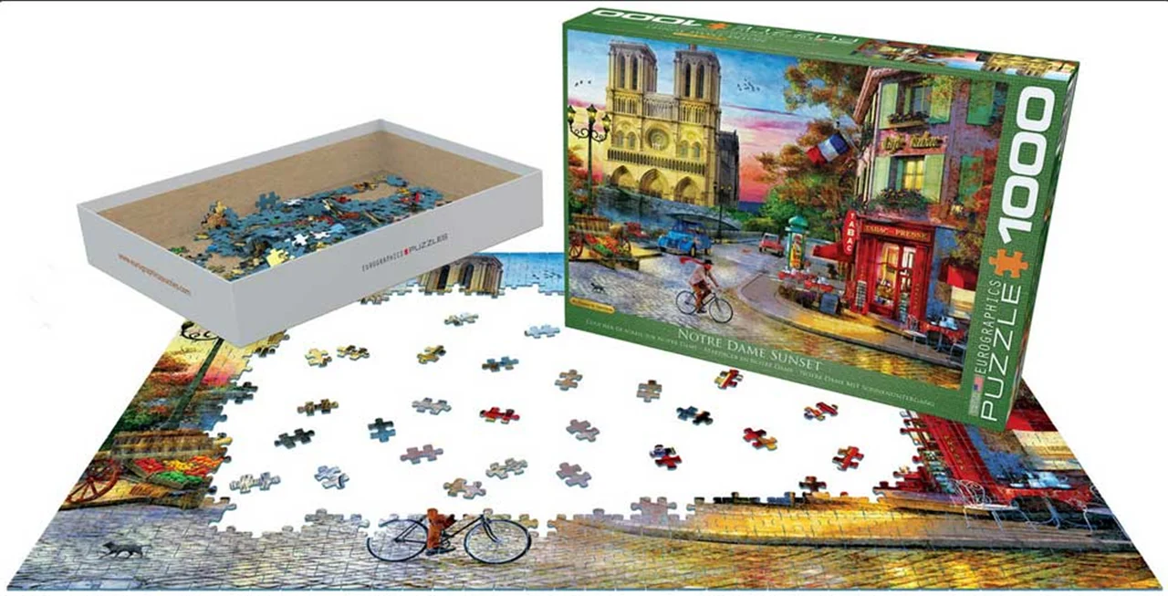 پازل یوروگرافیک 1000 تکه «نوتردام» Eurographics Puzzle Notre Dame 1000 pieces 6000-5530