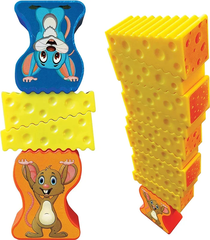 تصویری از اجزای بازی برج پنیر