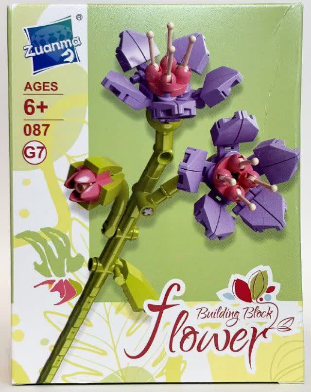 لگو گل پلاتی‌کدون گراندیفلوروس Platycodon Grandiflorus Jacq A. DC. Flower 087G7