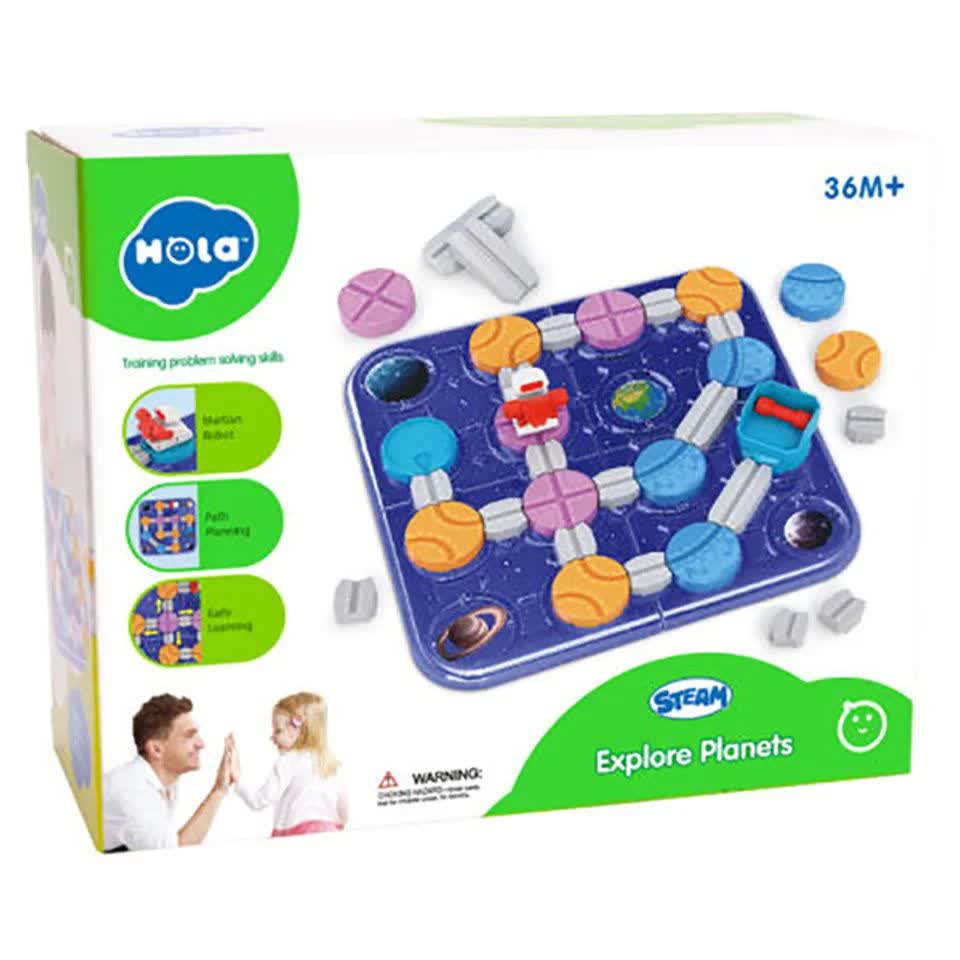 اسباب بازی هولا تویز پازل جستجو سیاره‌ها Explore Planets Puzzle Game E7989