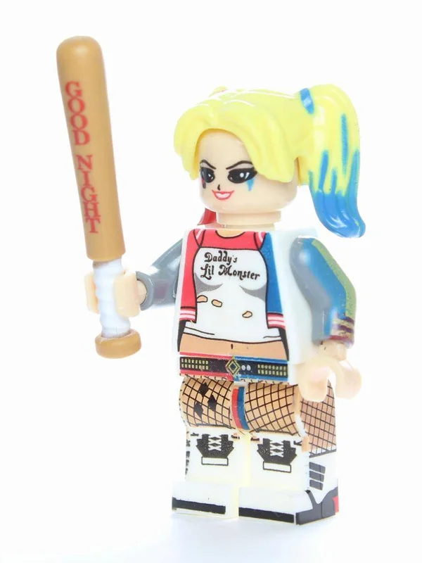 مینی فیگور هارلی کویین Pogo Harley Quinn DCEU – حالت ایستاده با چوب بیسبال