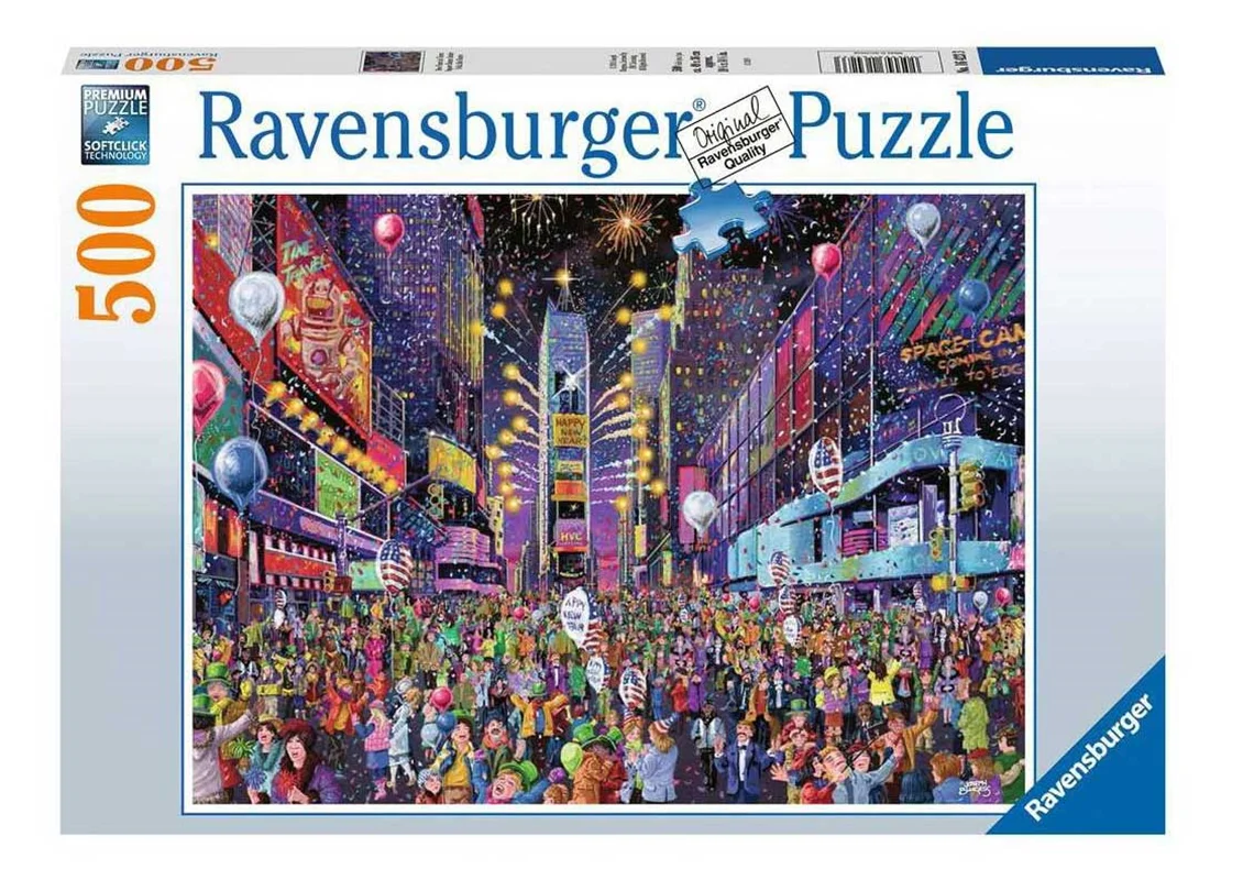 پازل رونزبرگر 500 تکه «سال نو در میدان تایمز» Ravensburger Puzzle New Years in Times Square 500 pcs 164233