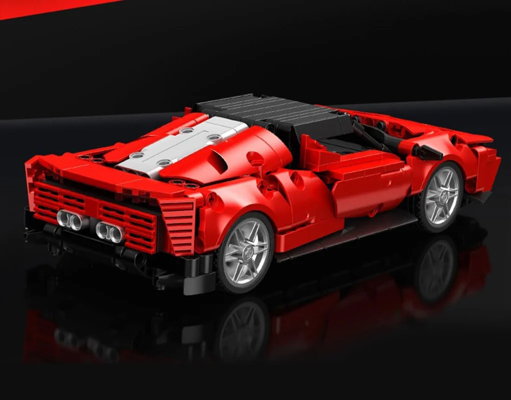 زاویه پشت مدل ساختهشده Ferrari SP4