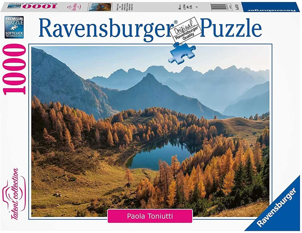 پازل رونزبرگر 1000 تکه «دریاچه بورداگلیا» Ravensburger Puzzle Paola Toniutti Lake Bordaglia 1000 Pieces 16781