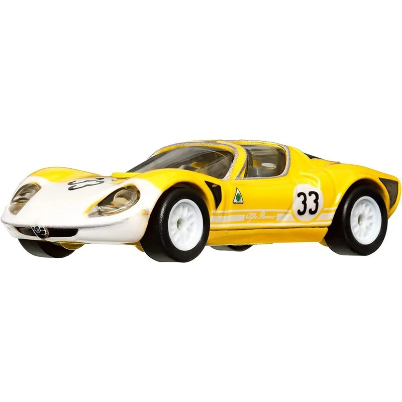 خرید ماشین فلزی ماکت فلزی هات ویلز کار کالچر «69 آلفا رومئو 33 استرادل» ماشین فلزی Hot Wheels Car Culture Premium Exotic Envy 69 Alfa Romeo 33 Stradale 1/5 HCJ91