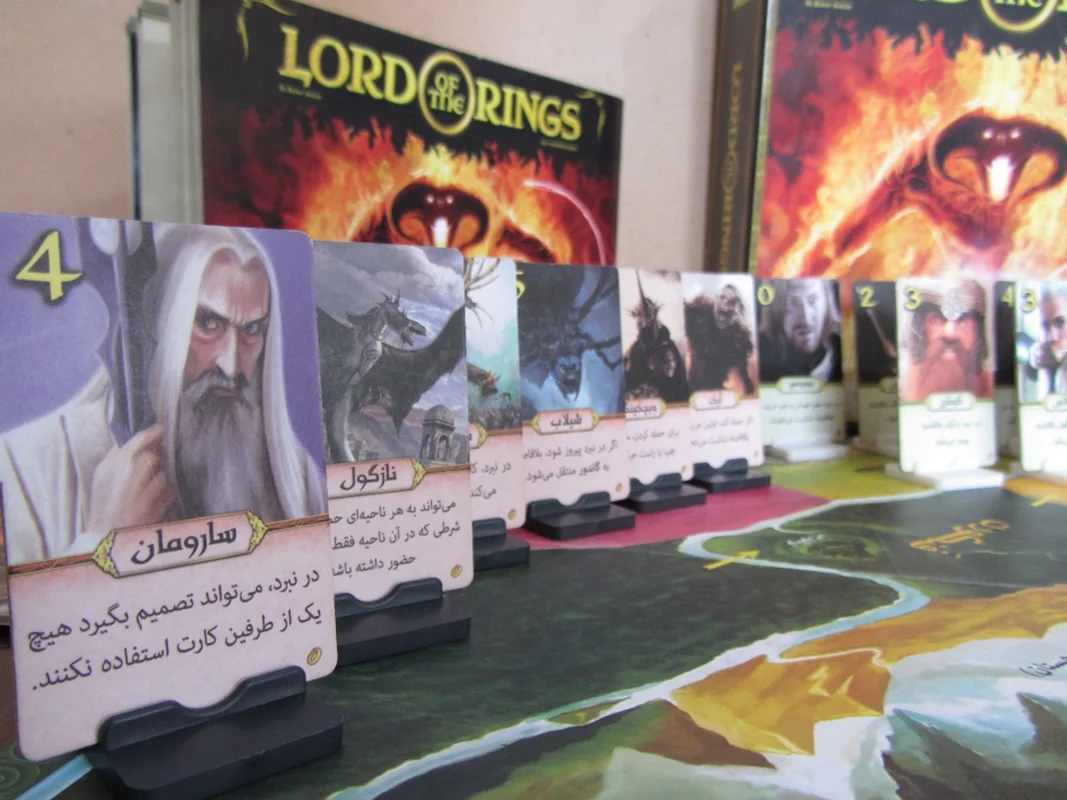 خرید بازی فکری ارباب حلقه ها Lord of the Rings:The Confrontation Boardgame
