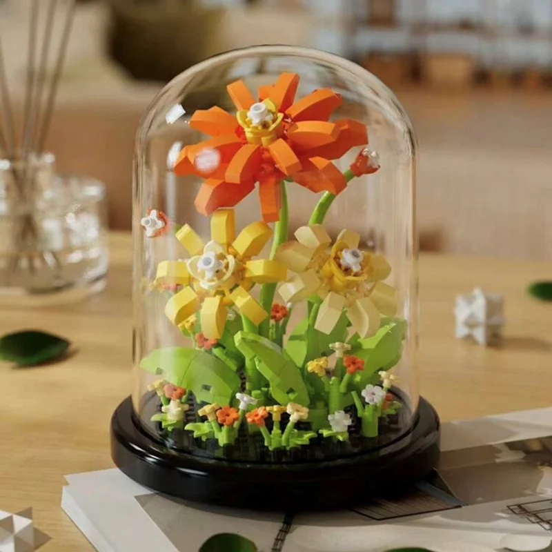 لگو گل مروارید Daisy Flowers 7239 ساختهشده