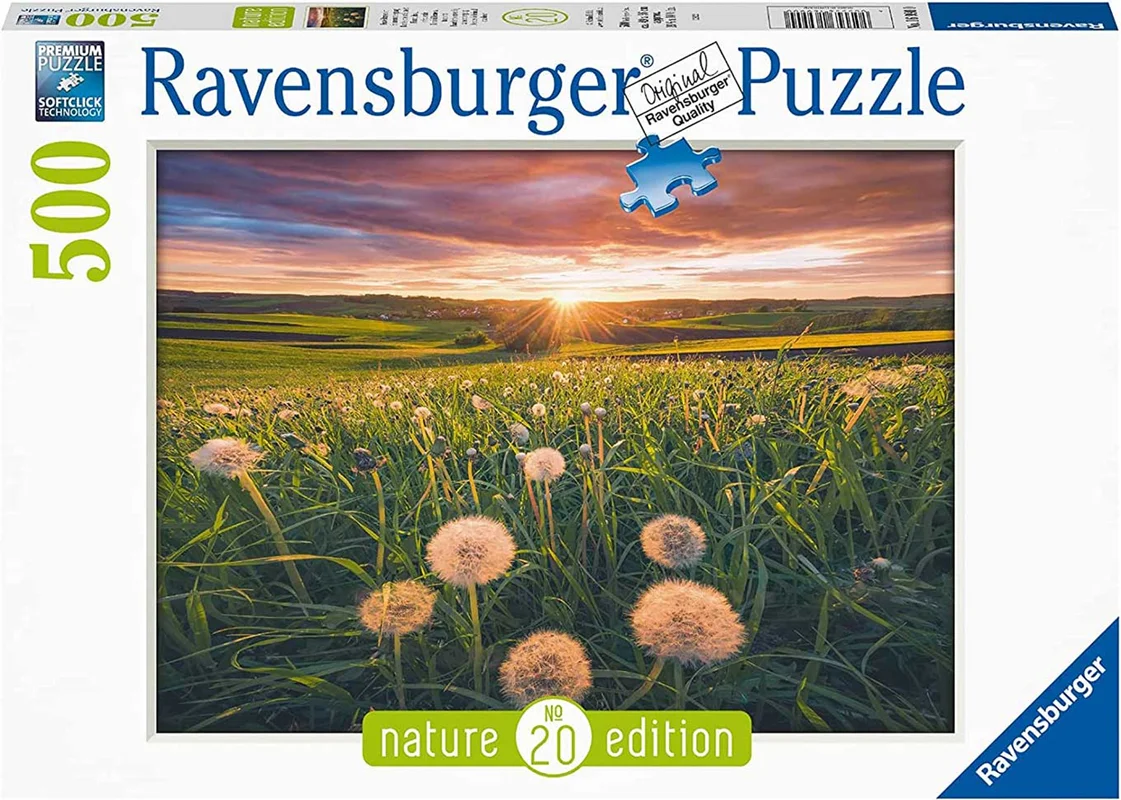 پازل رونزبرگر 500 تکه «قاصدک در غروب آفتاب» Ravensburger Puzzle Dandelion at Sunset 500 pcs 16990