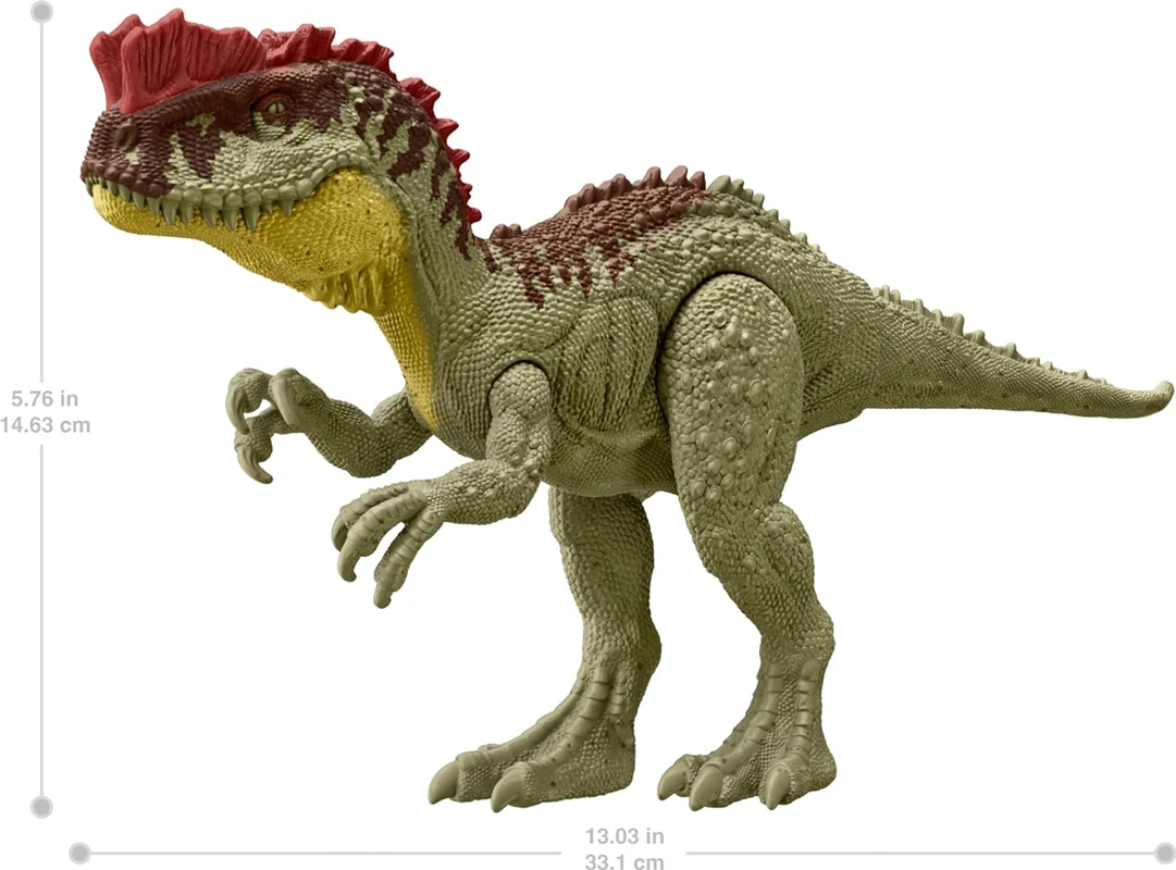 خرید فیگور برند متل دایناسور «جهان ژوراسیک یانگچوانوساروس  Mattel Jurasssic World Yangchuanosaurus figure HVB05