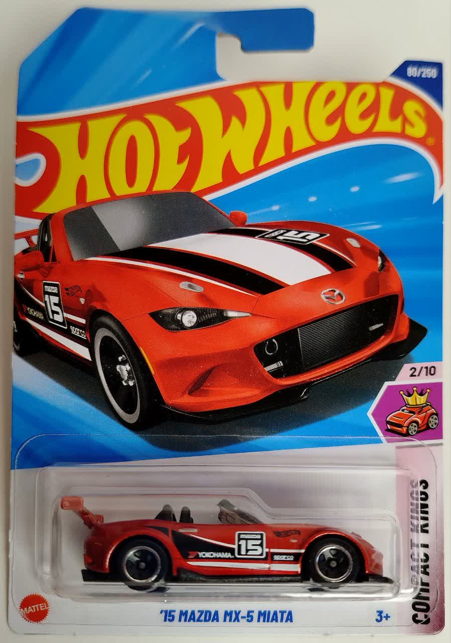 ماشین فلزی هات ویلز 15 مزدا ام ایکس 5 میاتا 15Mazda MX-5 Miata