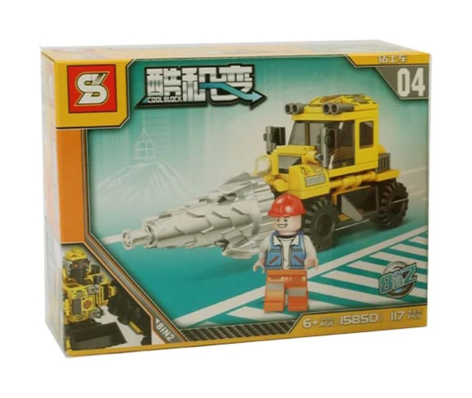 خرید لگو اس وای «ماشین های مهندسی و راهسازی، پیکور» SY Block Engineering Series Lego 1585d