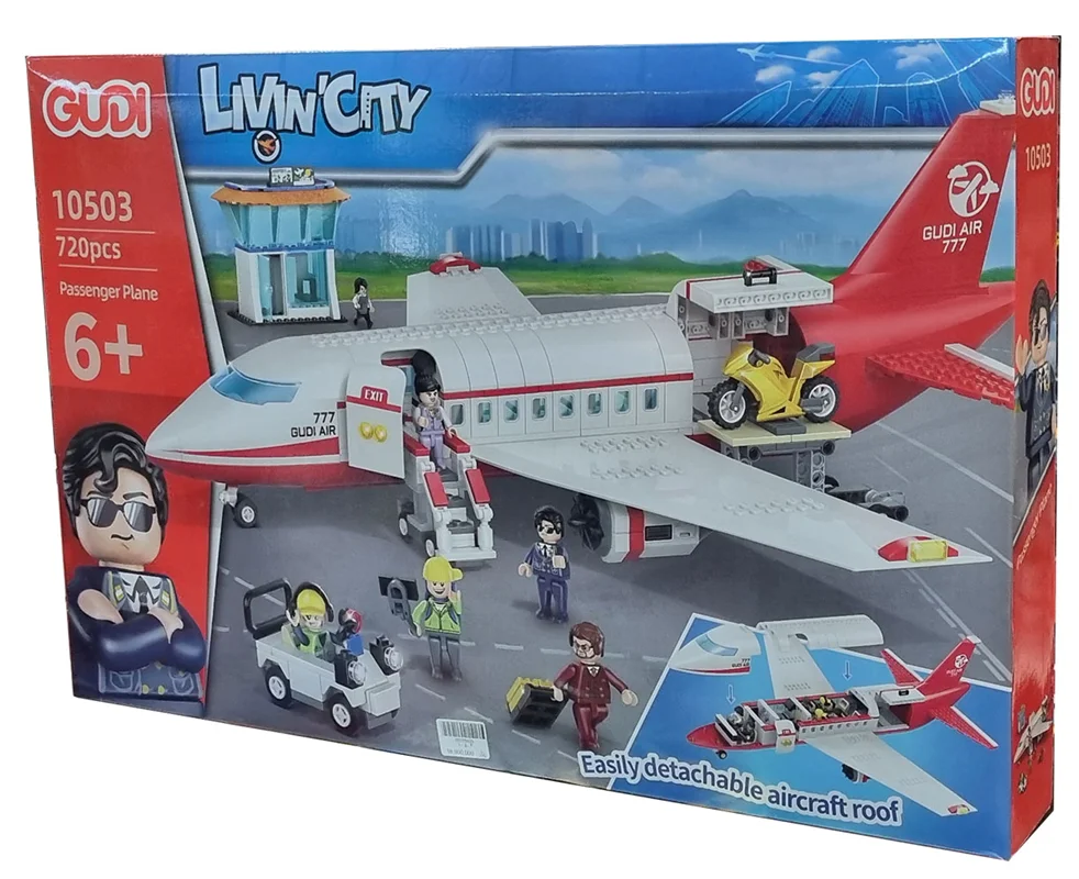 خرید لگو ساختنی لگو گودی لگو «هواپیمای مسافربری»  Lego Gudi Passenger Plane 10503