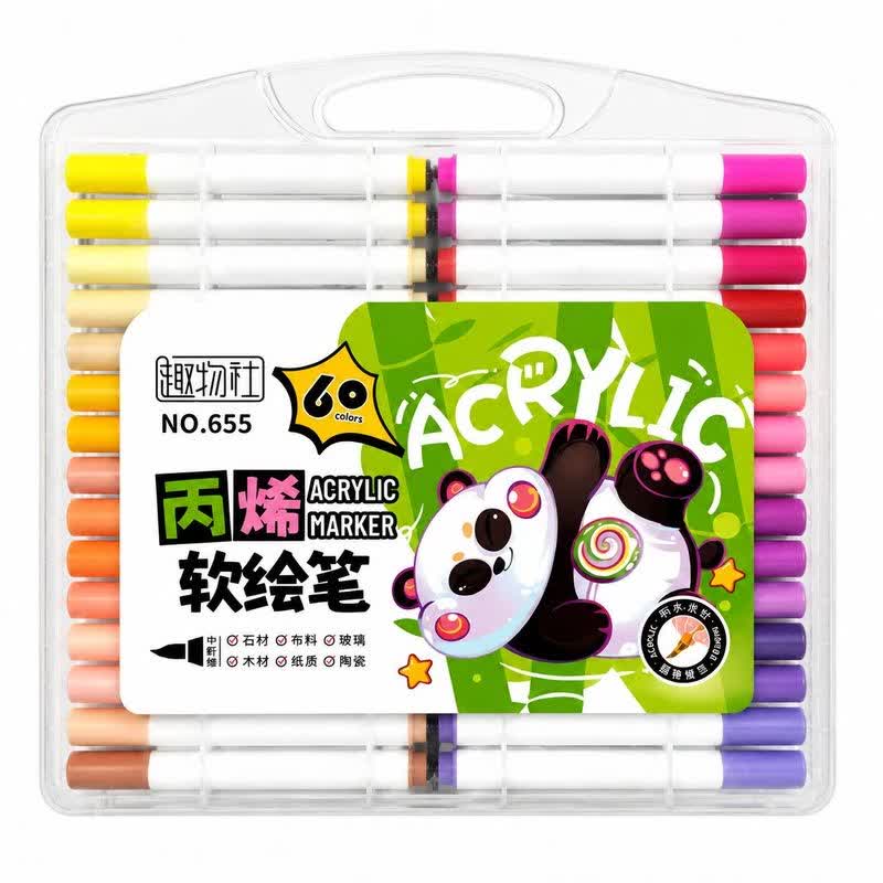 ماژیک اکرولیک 60 رنگ Acrylic Marker No.655