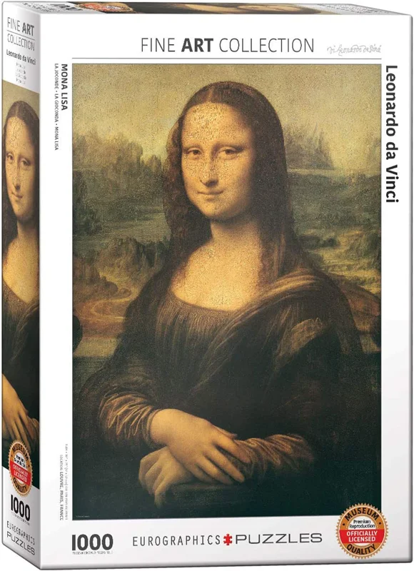 پازل یوروگرافیک 1000 تکه «مونالیزا» Eurographics Puzzle Mona Lisa 1000 pieces 6000-1203