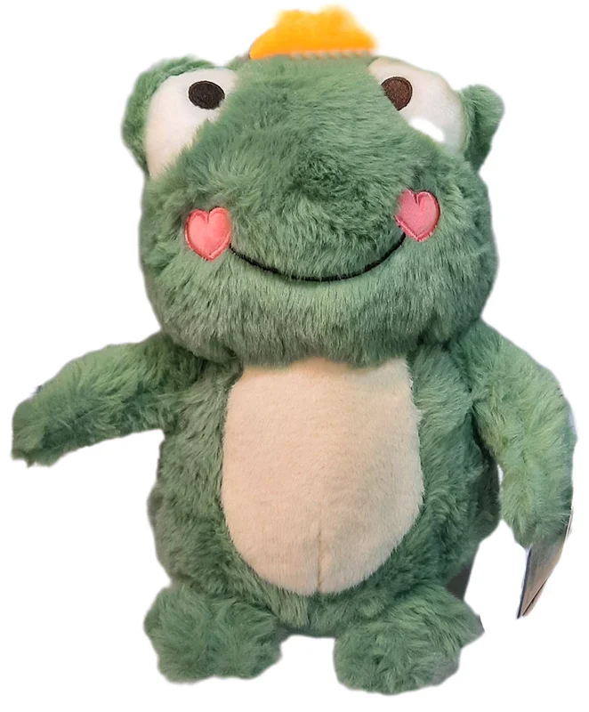 خرید اسباب بازی عروسک پولیشی عروسک «قورباغه تاج دار» Qingdao Runkal Toys World Crowned Frog Plush Doll