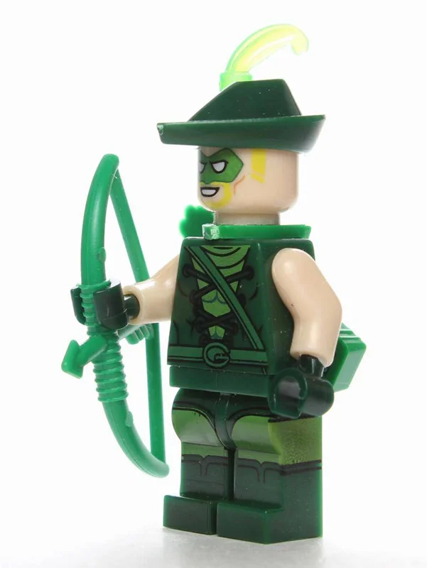 نمای سهبعدی از مینی فیگور Green Arrow