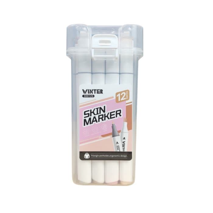ماژیک وینتر طیف پوست 12 رنگ Winter Marker 30012S