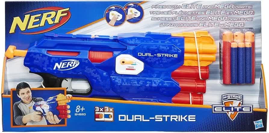 تفنگ تیر ابری نرف Nerf N-Strike Dual-Strike Blaster C3235