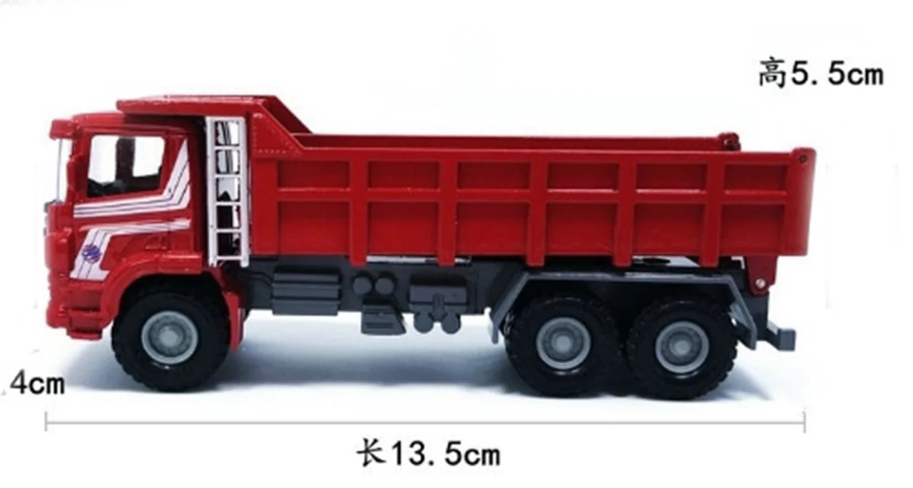 ماکت فلزی جینگ بنگ اسباب بازی «کامیون کمپرسی» Jing bang Diecast dump truck 86003
