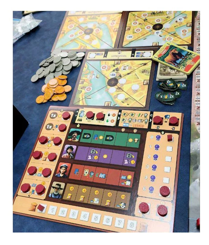 محتویات داخلی جعبه بازی مسیر بزرگ غرب: آرژانتین