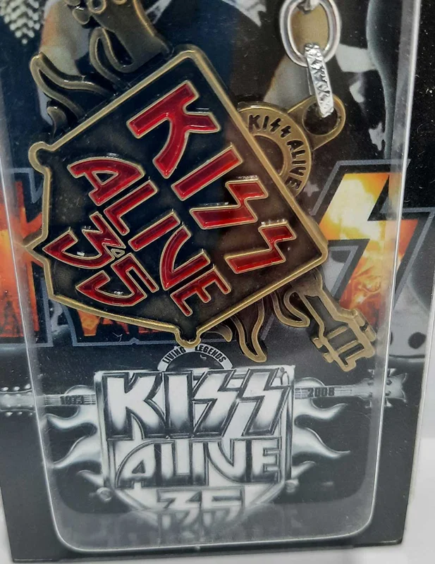 خرید جا کلیدی فلزی «کیس الیاو 35» جا سوئیچی، حلقه کلید Kiss Alive 35 key holder