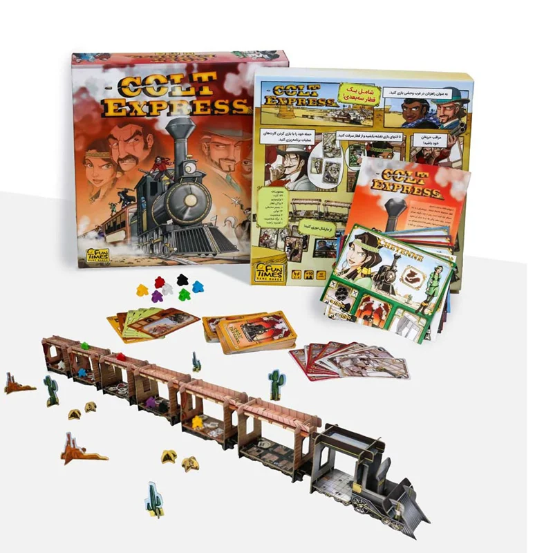 بازی فکری کلت اکسپرس Colt Express کارتهای شخصیت