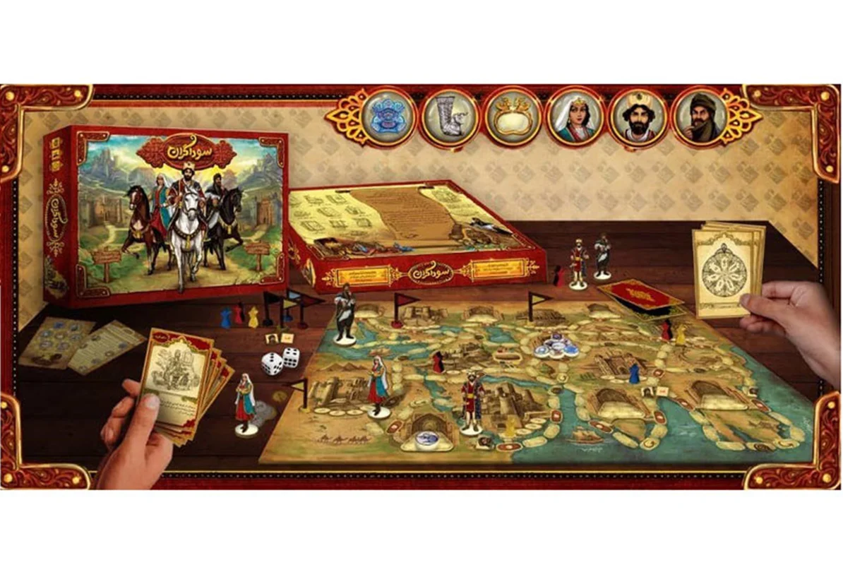 خرید بازی فکری ایرانی سوداگران راه ابریشم Silk Road merchants Boardgame