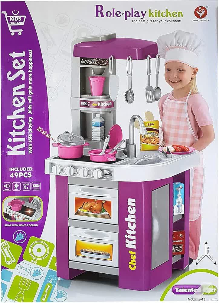 اسباب بازی ست آشپزخانه با نور و صدا Role Play Kitchen Set 922-42