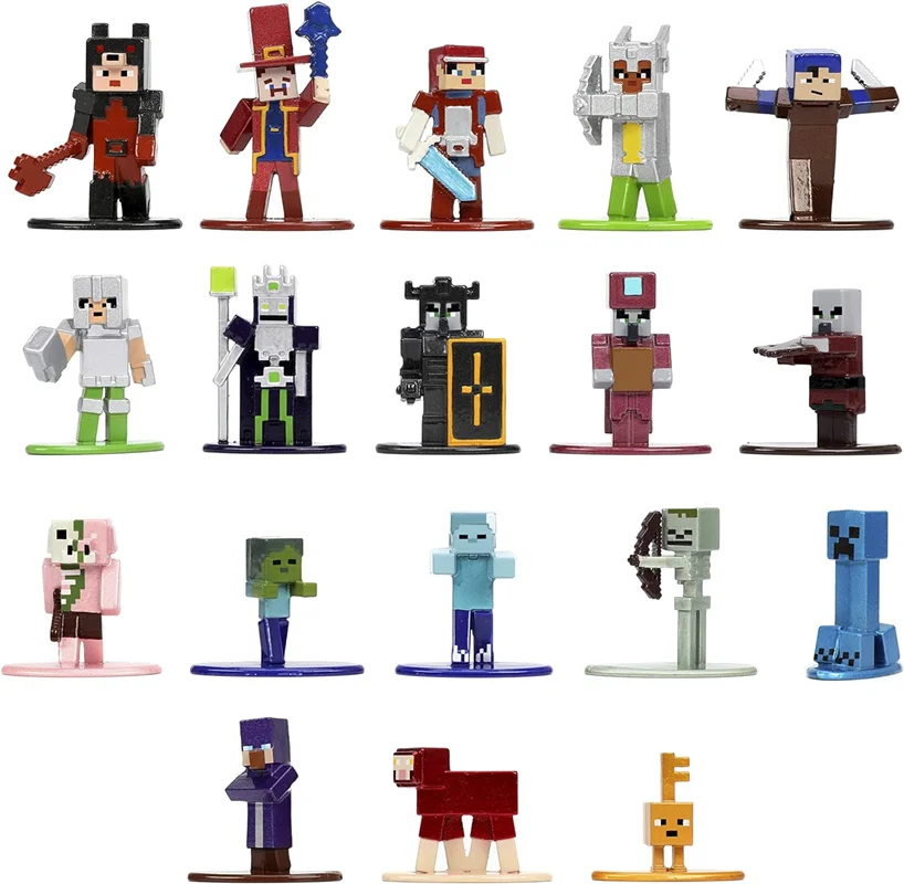 خرید نانو متال فیگور جادا «ماینکرفت سیاه چال ها بسته 18 تایی سری 7» Jada Minecraft Dungeons Die-cast Nano Metalfigs 18-Pack Figure series 7 231385