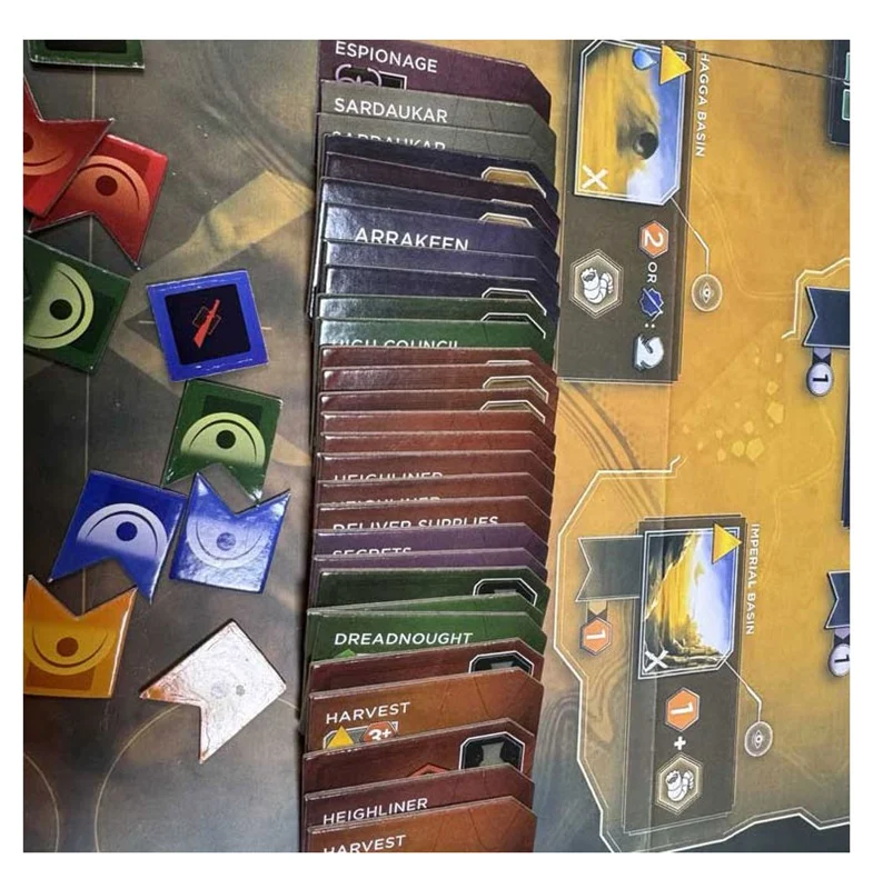 بازی فکری تلماسه دون Dune Imperium Uprising کارتهای بازی