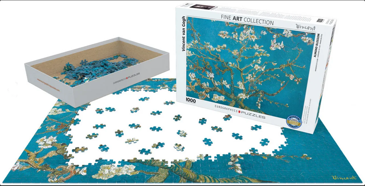 پازل یوروگرافیک 1000 تکه «شکوفه بادام» Eurographics Puzzle Almond Blossom 1000 pieces 6000-0153