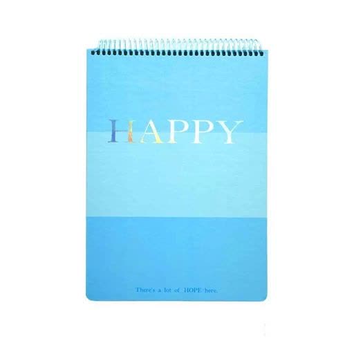 دفتر یادداشت 100 برگ لانگو سایز A5 مدل Happy Pro Note