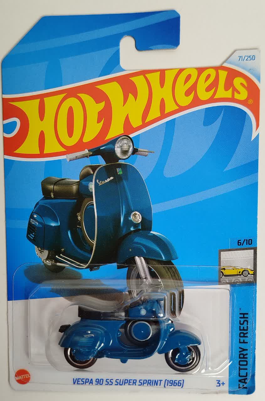 موتور فلزی هات ویلز وسپا 90 اس‌اس سوپر اسپرینت Vespa 90 SS Super Sprint 1966