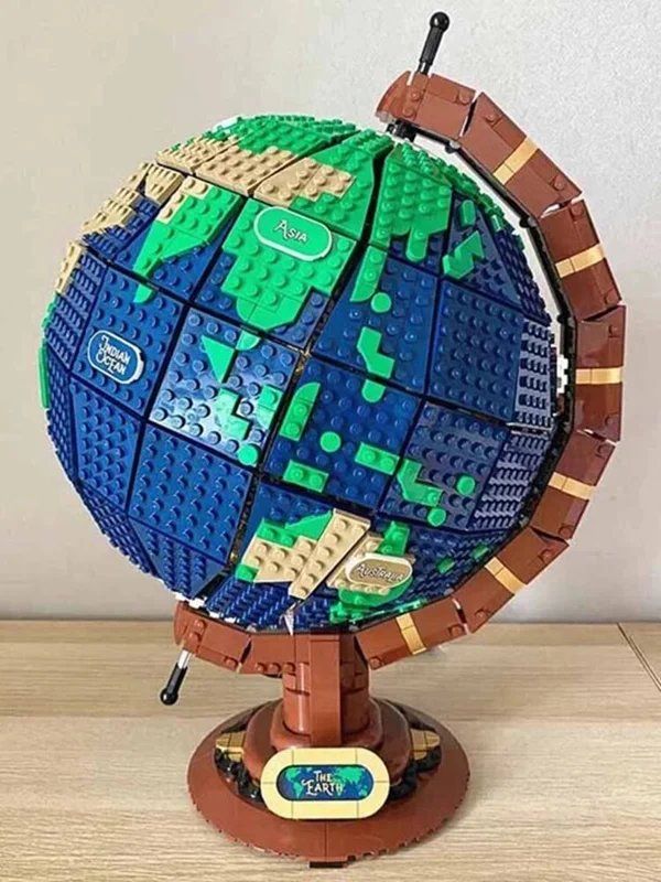خرید لگو اقیانوس لگو قاره، لگو زمین لگو «کره زمین» Lego Building Blocks Globe 1332