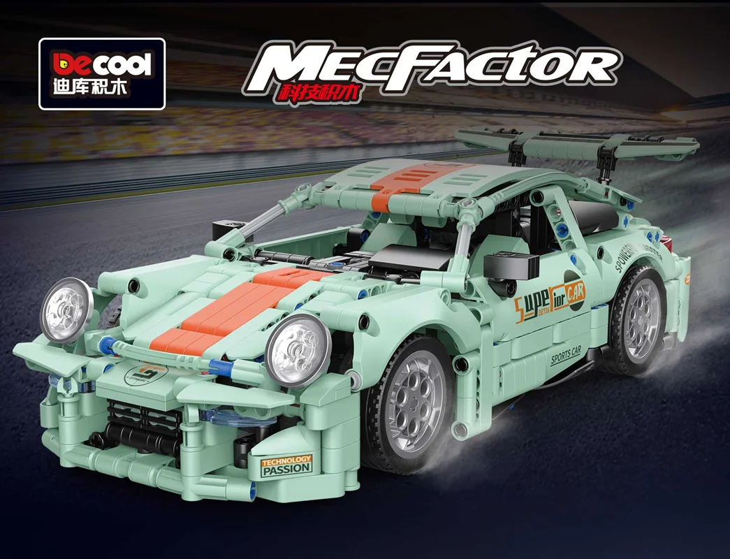 خرید لگو دکول مک فاکتور «پورشه 911» Decool Bricks Blocks MecFactor Porsche 911 Superior Car 33017خرید لگو دکول مک فاکتور «پورشه 911» Decool Bricks Blocks MecFactor Porsche 911 Superior Car 33017