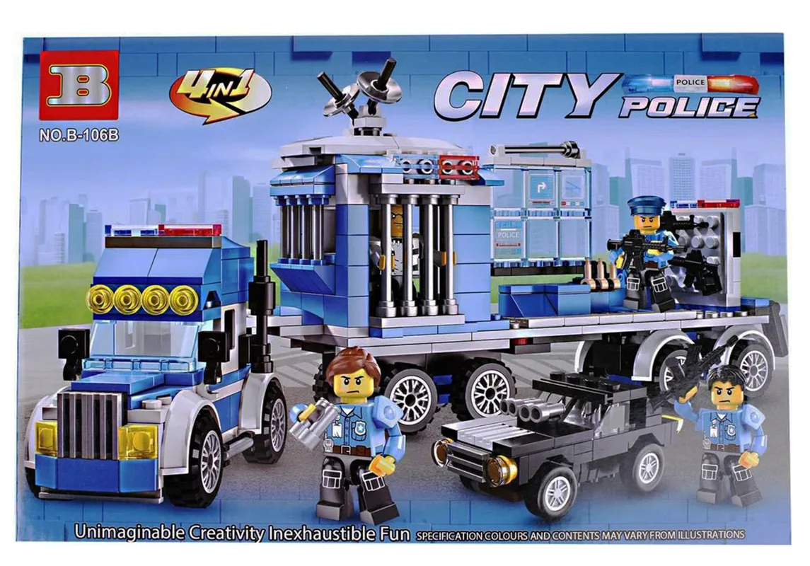 خرید لگو دوربین، لگو پلیس، لگو ماشین پلیس، لگو دزد، لگو عملیات، لگو ماشین دروربین دار، لگو سیتی «عملیات دستگیری پلیس» Lego City Police Arrest Operation B-106B