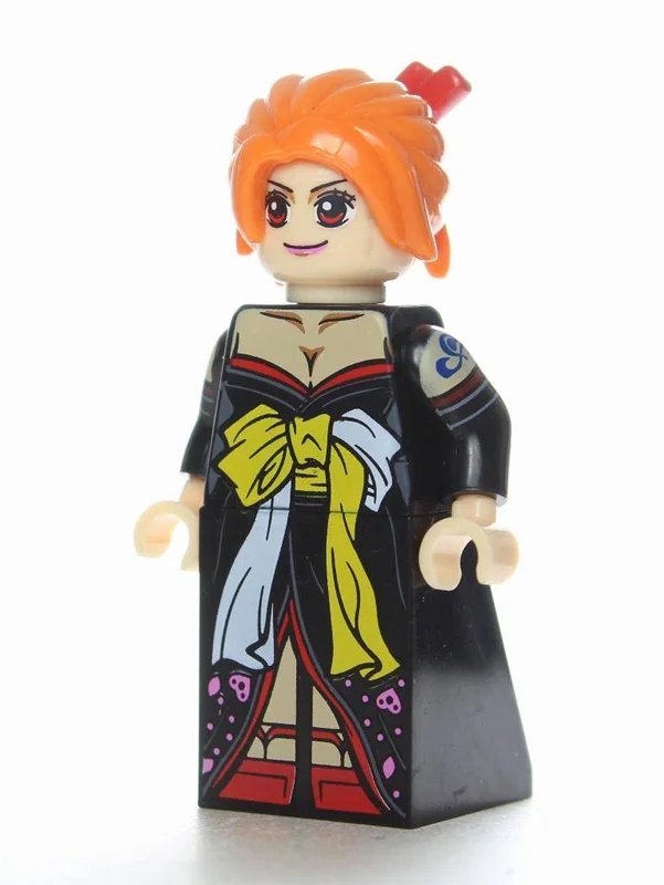 نمای سهبعدی مینی فیگور لگو نامی کیمونو  وان پیس Nami