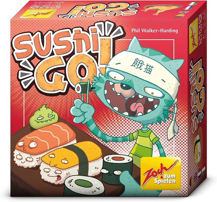 بازی بردگیم سوشی گو با قیمت استثنائی Sushi Go Cart game
