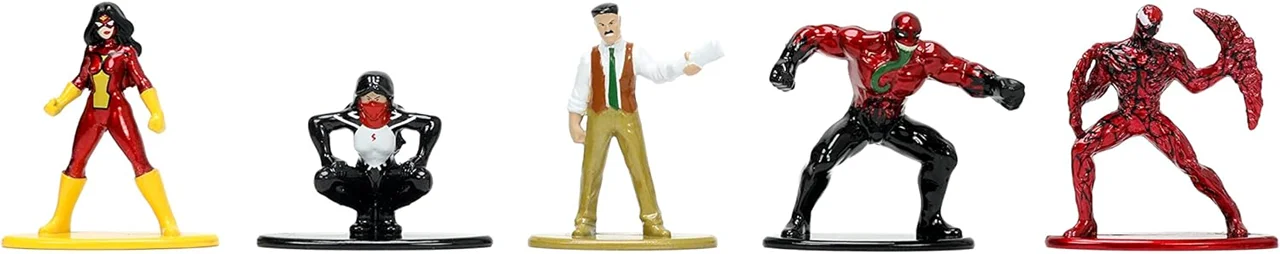 خرید نانو متال فیگور  جادا مارول اسپایدرمن «بسته 18 تایی سری 8» Marvel Spider Man Nano Metalfigs 18-Pack Figure Series 8