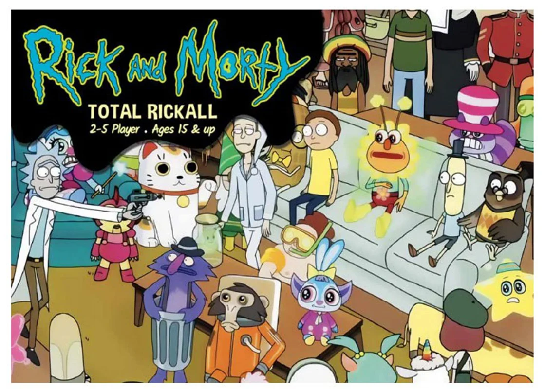 خرید بازی ریک و مورتی، بازی ریک، بازی مورتی، بازی فکری بازی «ریک و مورتی»  Rick And Morty Total Rickall Board Game
