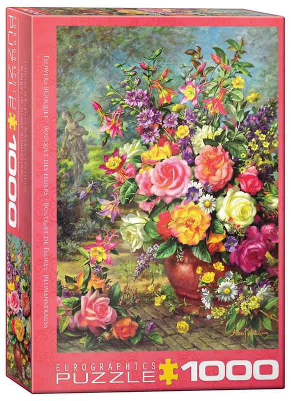 پازل 1000 تکه یوروگرافیک دسته گل