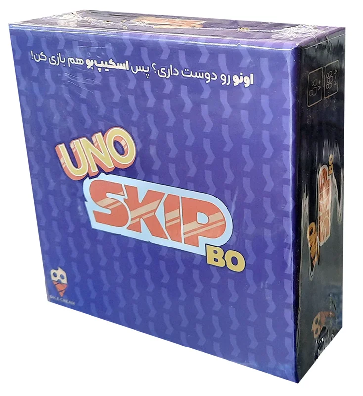 خرید بازی فکری بازی«اونو اسکیپ بو» UNO Skip Bo Card Game