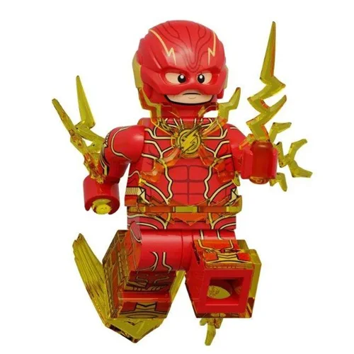 مینی فیگور لگو فلش با رد نور زرد (Flash (DCEU