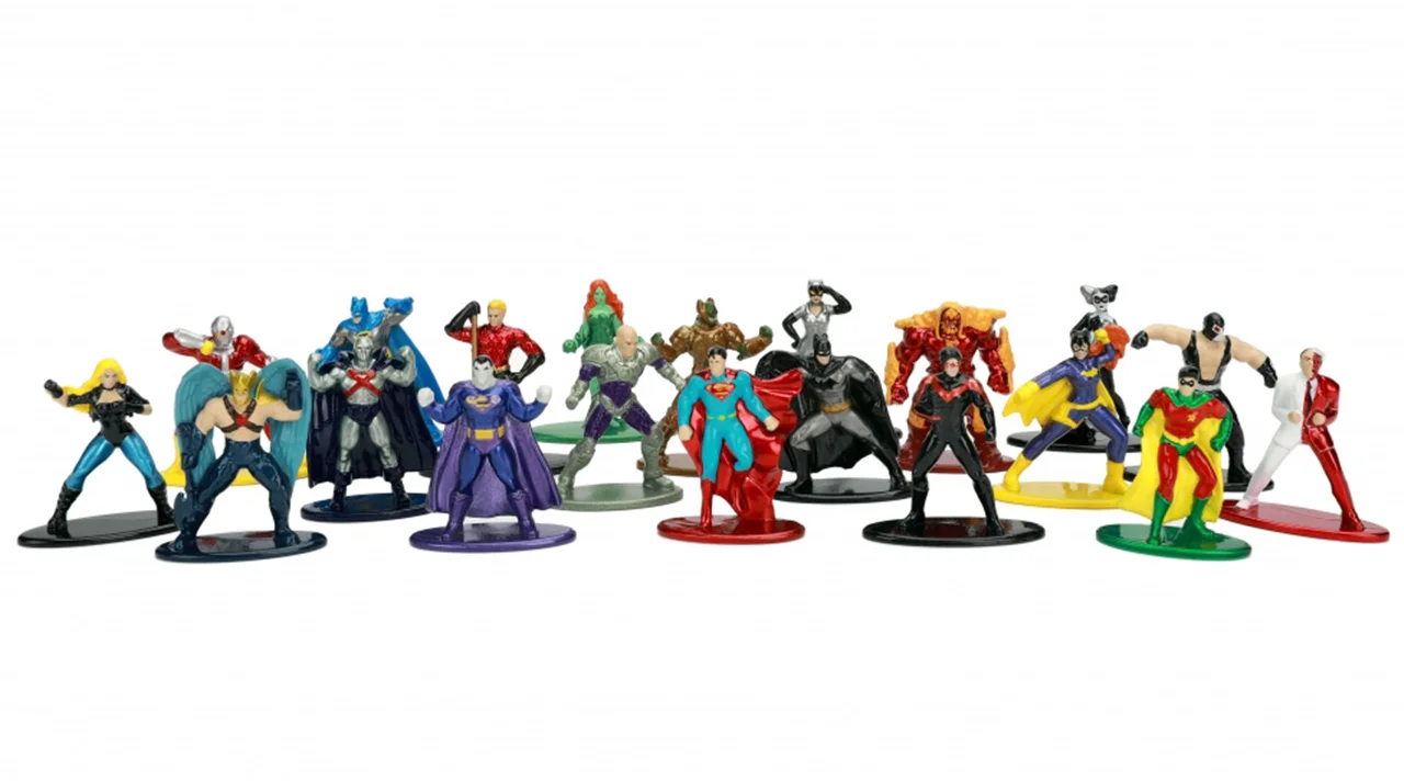 خرید نانو متال فیگور جادا دی سی کمیک «بسته 20 تایی» DC Comics Nano Metalfigs DC w2 20-Pack Figure
