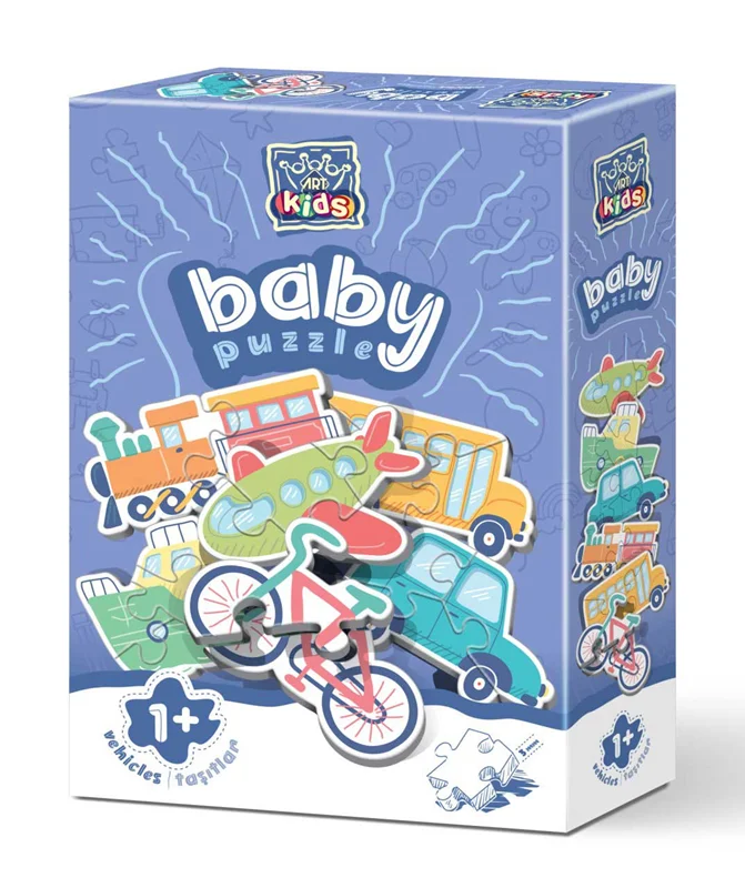 خرید آرت پازل کودکان یک ساله «وسایل نقلیه کودک»  Heidi Art Puzzle Kids Vehicles Baby  5821